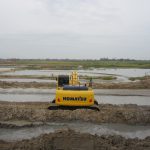 แบคโฮ komatsu pc200 ตักเลน